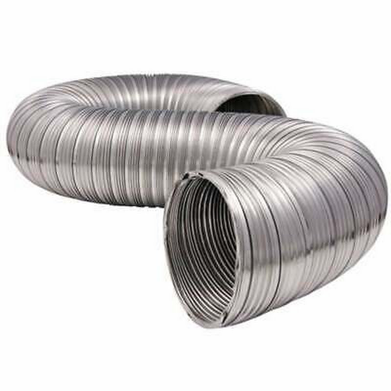 Everbilt 4 in. X 8 Ft. Heavy-Duty Semi-Rigid Aluminum Duct