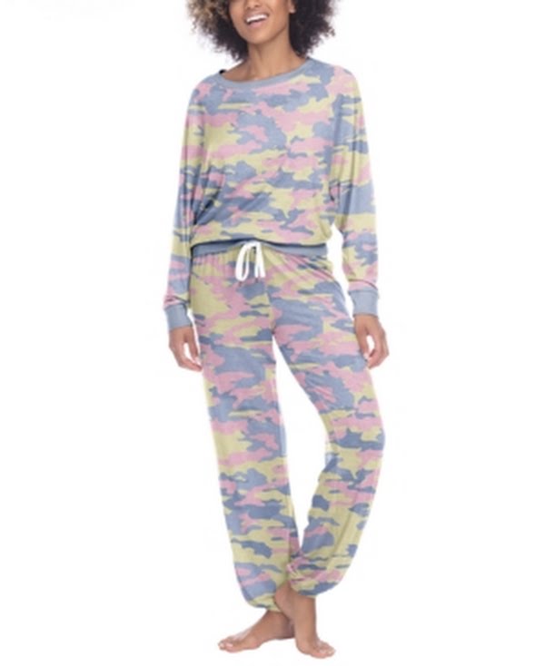 Honeydew Star Seeker Printed Pajama Set, Size Small