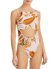 Andrea Iyamah Tiaca One Piece Swimsuit - Eucalyptus - Size Small