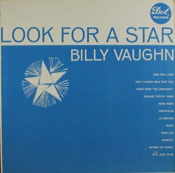 Billy Vaughn Look For a Star Theme from Apartment Record Album LP