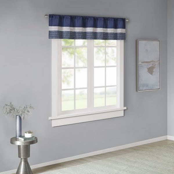 Madison Park Infinity Polyoni Pintuck Window Valance