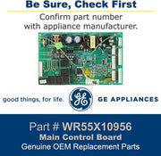 GE WR55X10956 Genuine OEM Main Control Board Assembly for GE Refrigerators