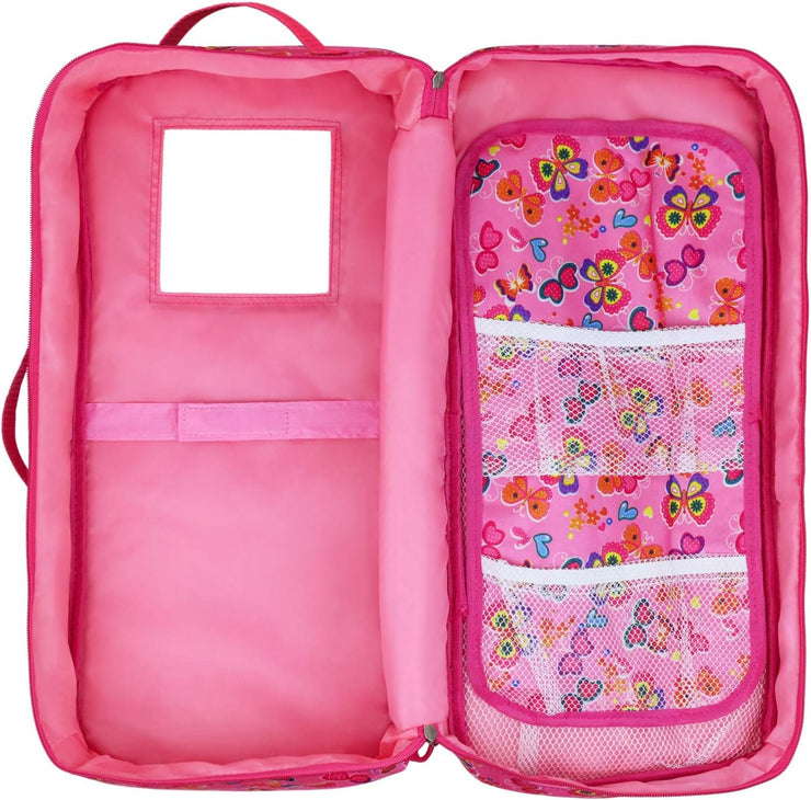 ZITA ELEMENT Doll Travel Carrier Case Crossbody Shoulder Bag for 18 Inch Doll Ac