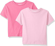 Clementine Everyday Toddler Short Sleeve Crew T-Shirts 2-Pack