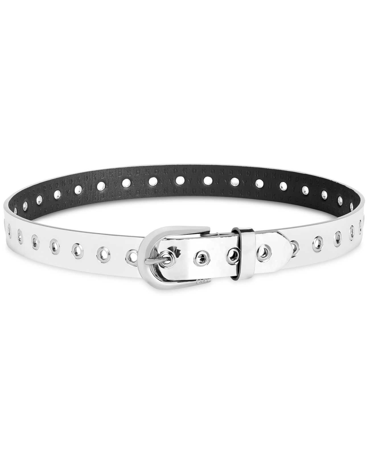 DKNY Spazzolato Grommeted Belt