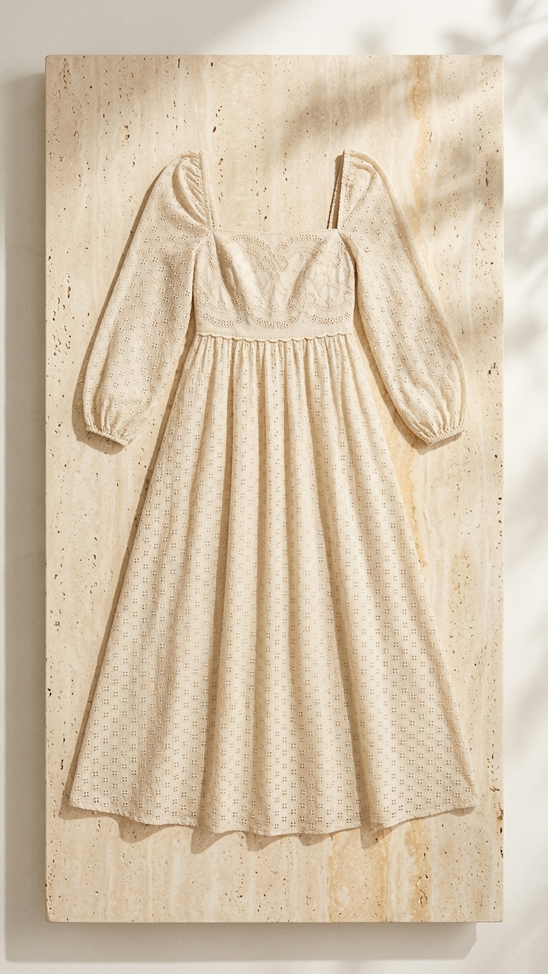 Free People Ivory Malina Maxi Dress , Size Small