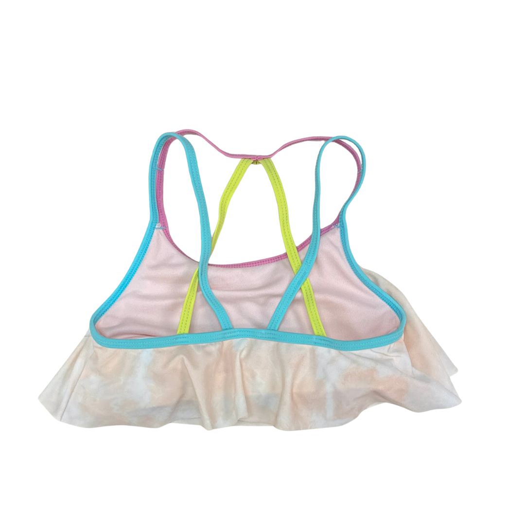 Ideology Big Girls Pastel Flounce Swim Top