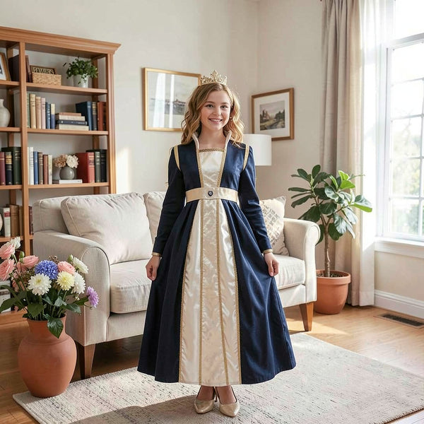 Forum Novelties Girls Royal Navy Princess Costume, Size Small