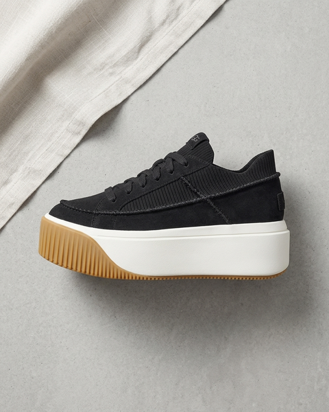 UGG EZ-Duzzit Lace Womens Black Oxford 8.5 M