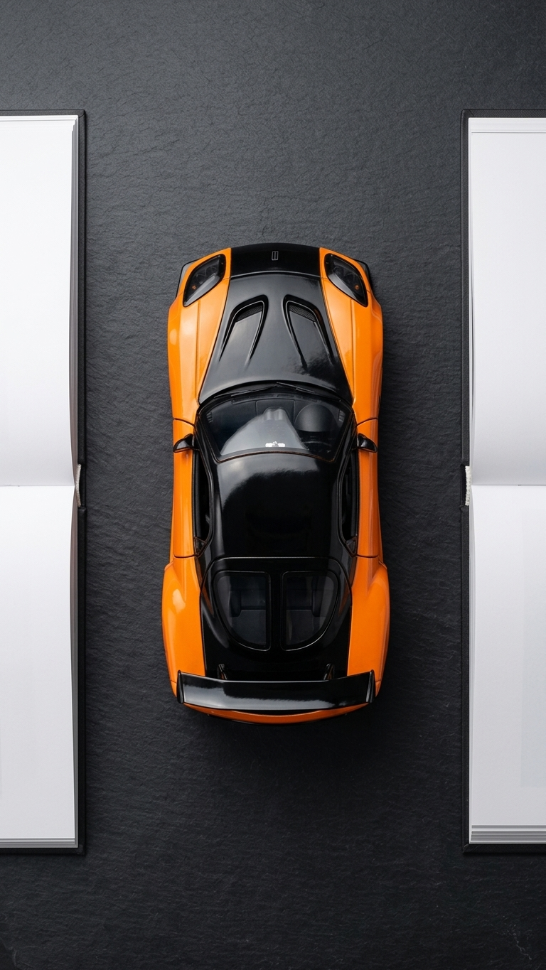 1995 Mazda RX-7 Widebody RHD Orange