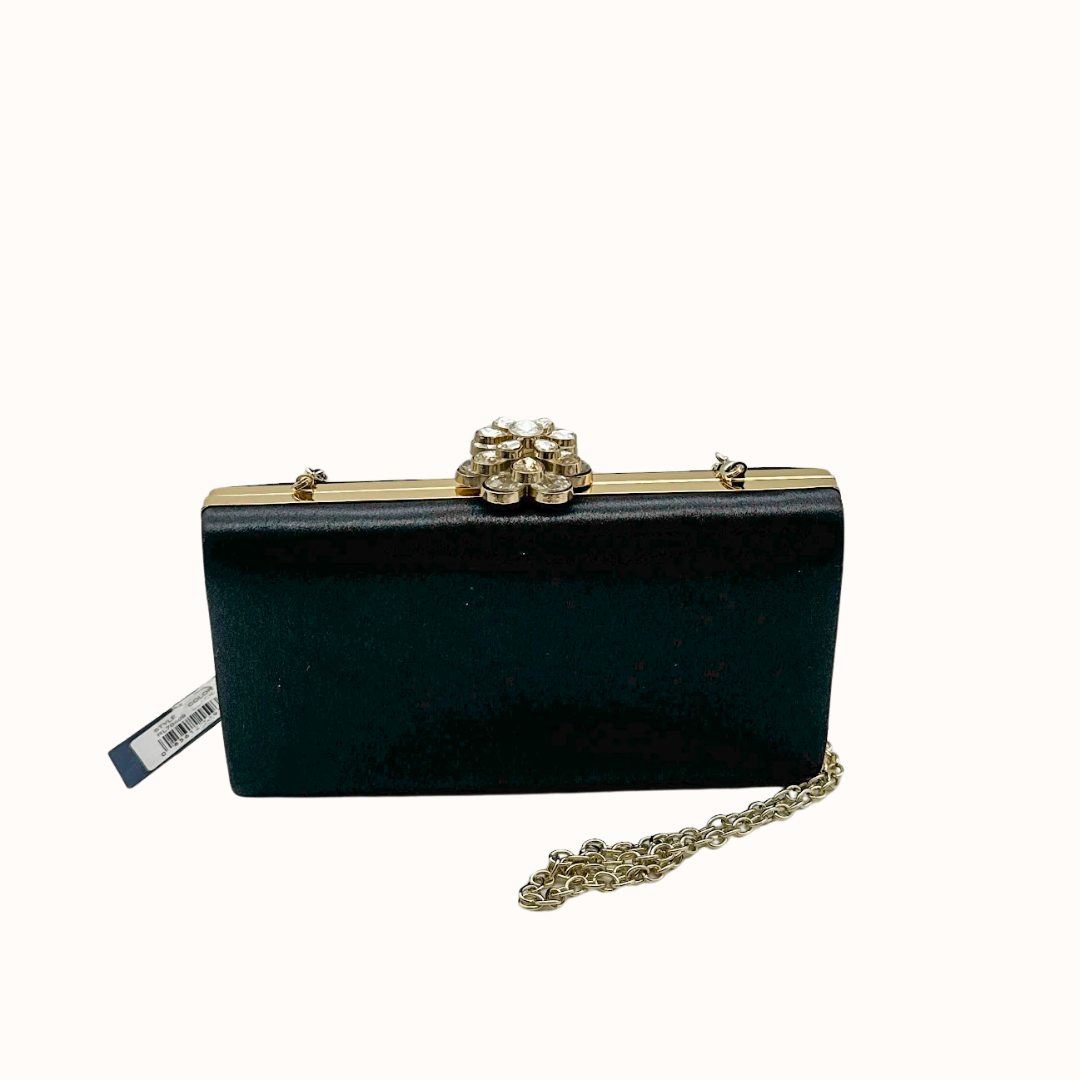 La Regale Peau De Soie Minaudiere with Floral Clasp