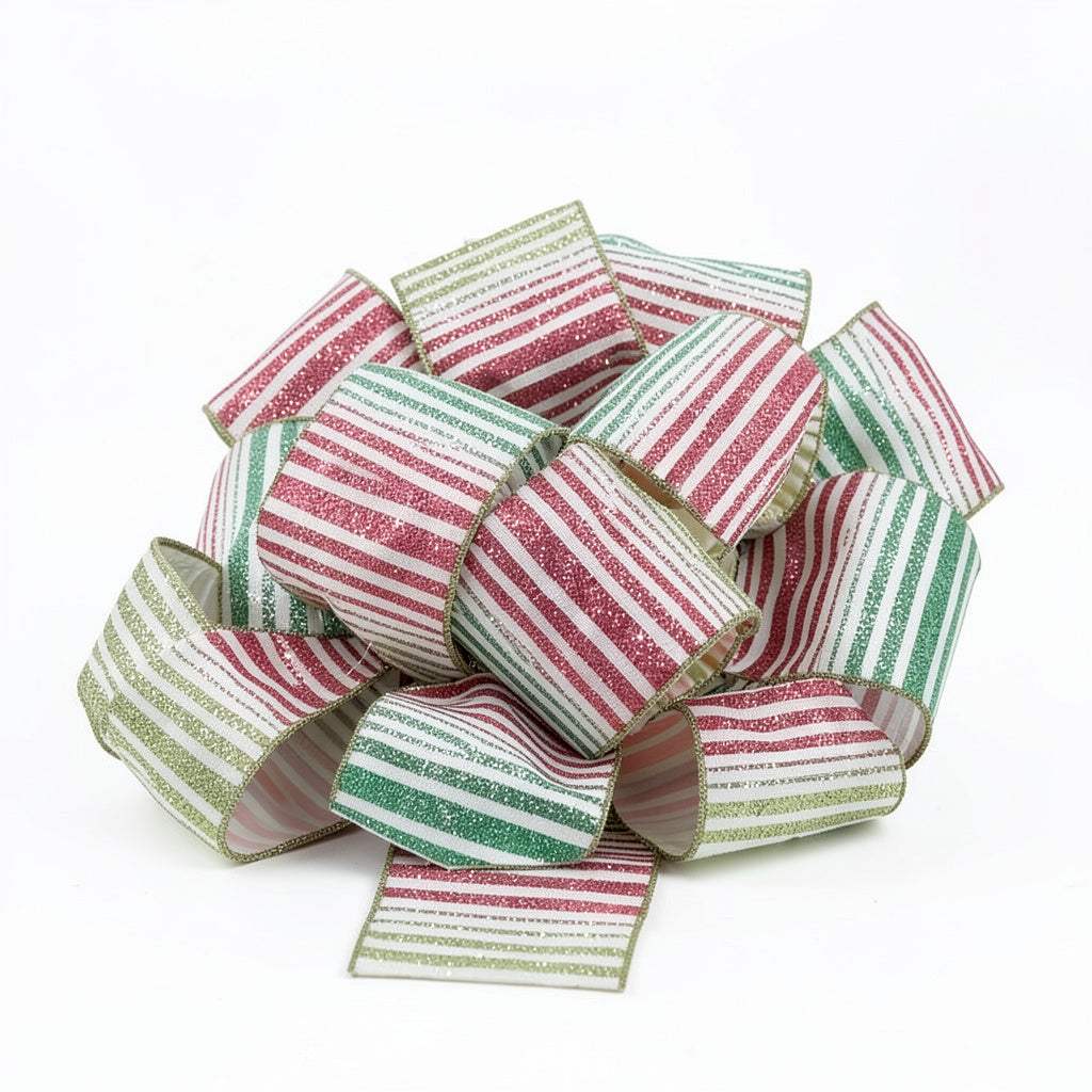 Burton & Burton Ribbon #40 Satin With Glitter 20 Yards