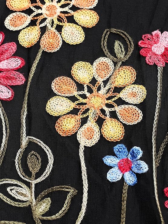 CUPSHE Women Floral Embroidered Summer Dress