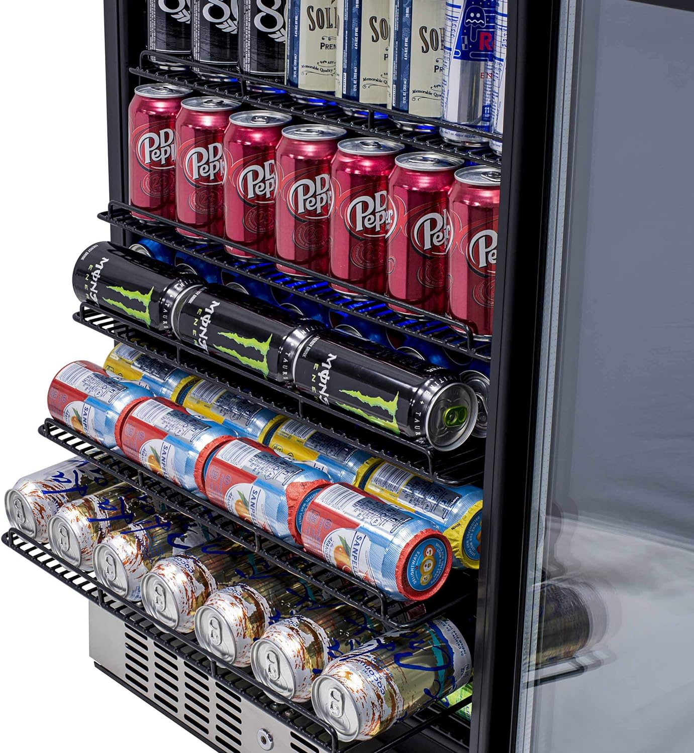 NewAir Beverage Refrigerator Cooler with 177 Can Capacity