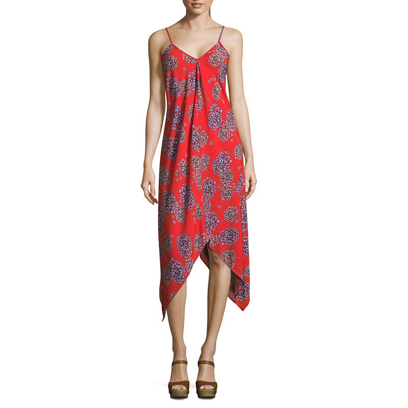A.n.a Sleeveless Paisley Maxi Dress,Size Medium