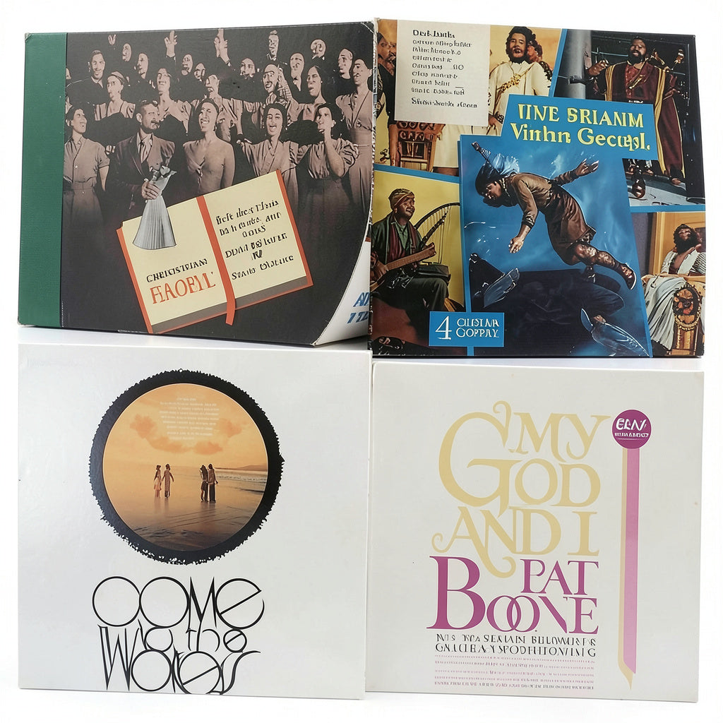 4 Album Christian Gospel Vinyl Collection
