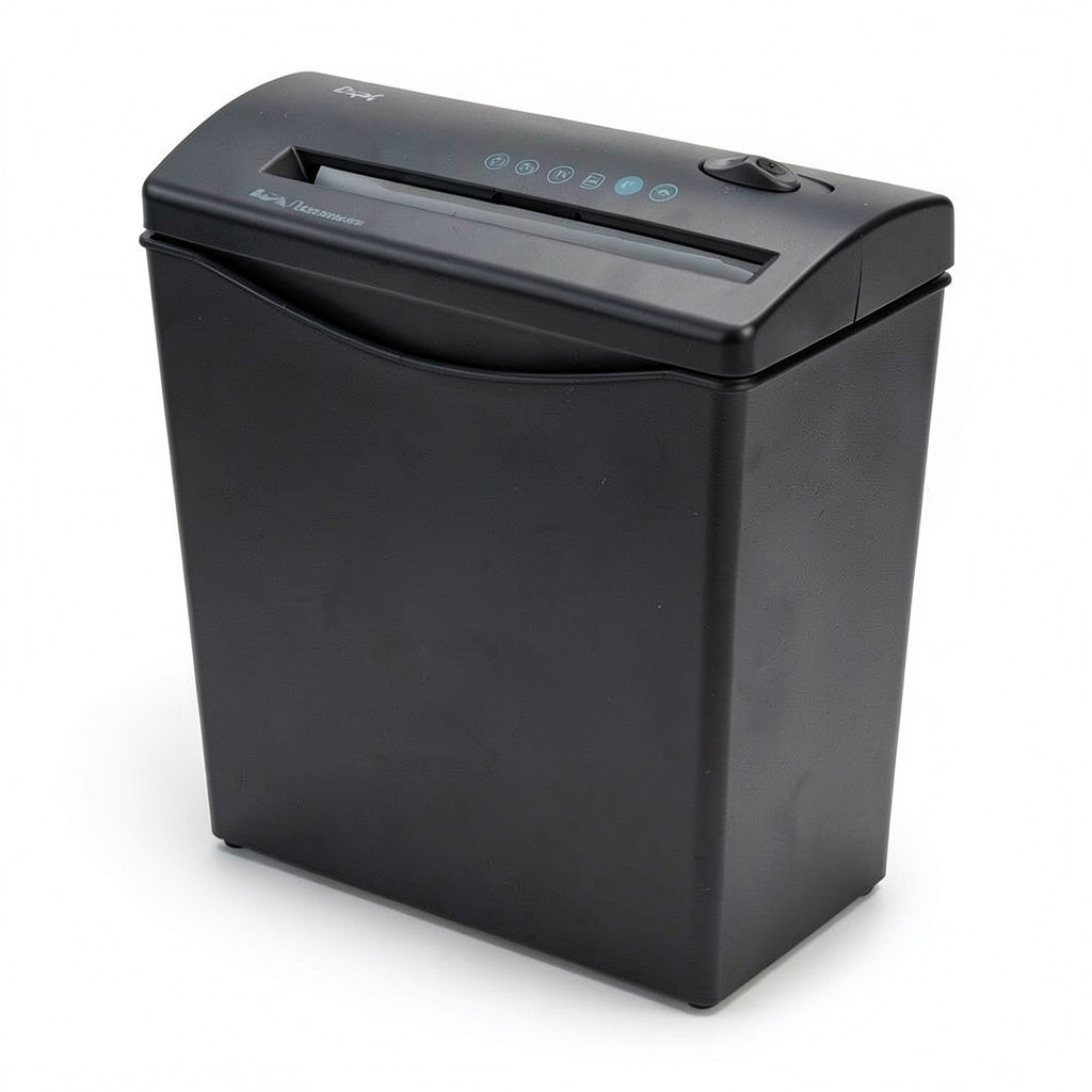 Royal JS55BASKET 5-Sheet Strip Cut Shredder with Plastic Basket