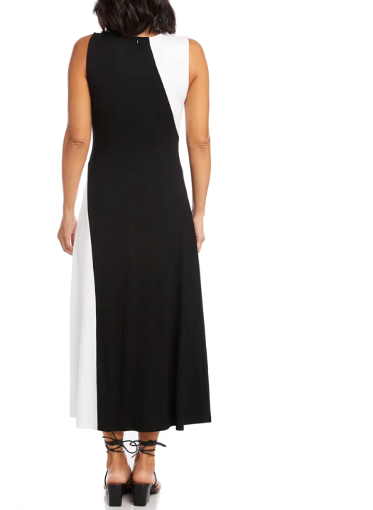 Karen Kane Sleeveless Color-Block Dress