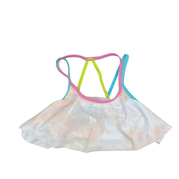 Ideology Big Girls Pastel Flounce Swim Top