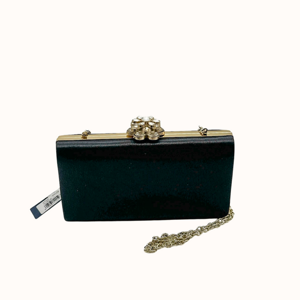 La Regale Peau De Soie Minaudiere with Floral Clasp