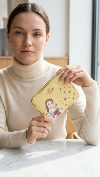 Coach Disney Jewelry Box Case With Belle