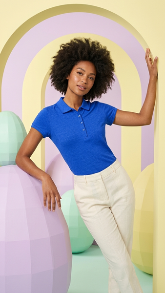 Nautica Nautica Girls School Uniform Short Sleeve Pique Polo, L/12/14