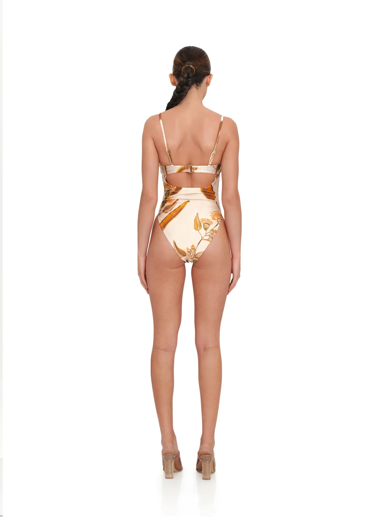 Andrea Iyamah Tiaca One Piece Swimsuit - Eucalyptus - Size Small