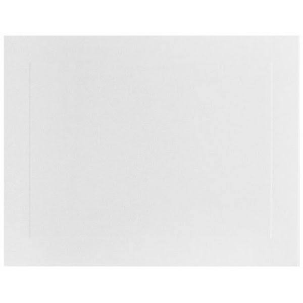 JAM Paper Smooth Personal Notecards, White, 100/Pack (175976)