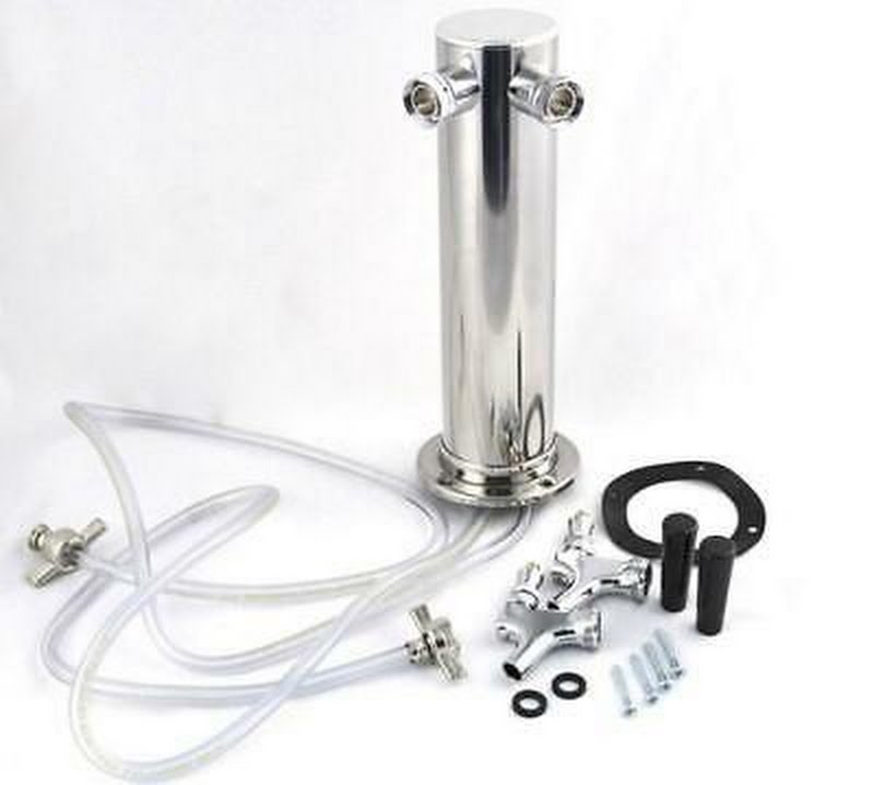 Taprite 3in Dia Draft Column Tower, Keg Couplers, and Regulator Kit