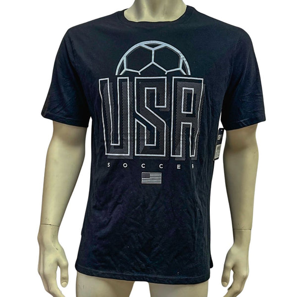 USA Men’s Soccer T-shirt with soccer ball logo Size Large