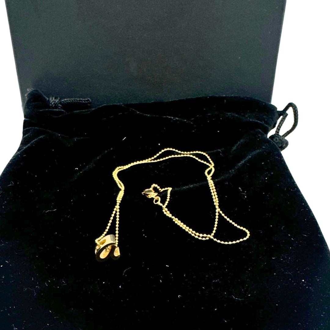 Alex Woo Scripted Initial 16 Inches Pendant Necklace in 14k Gold