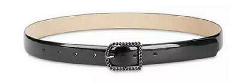 INC International Concepts Rhinestone-Buckle Belt Size Small