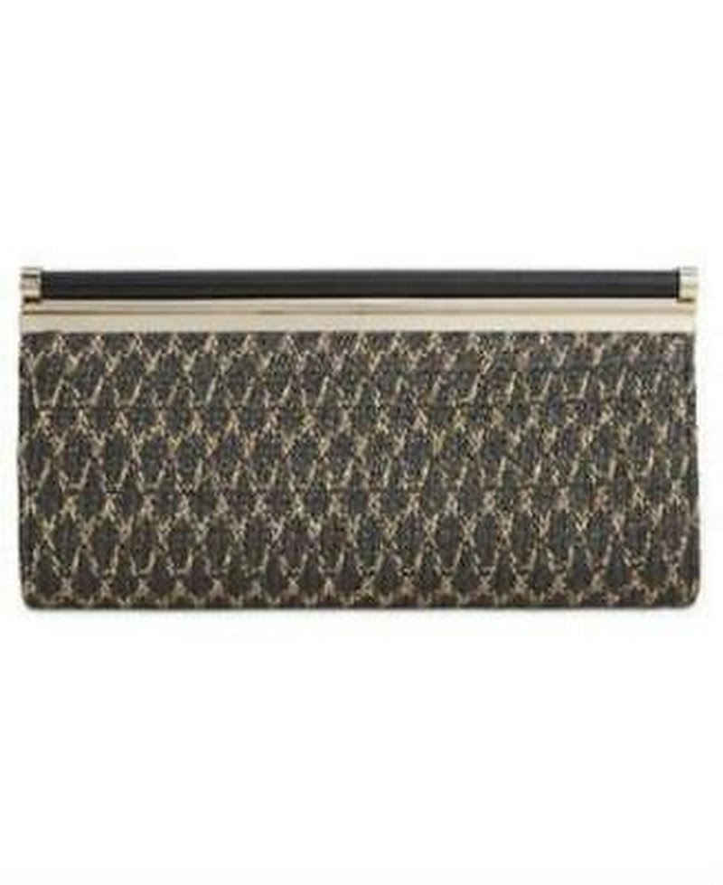 I.n.c. Carolyn Straw Clutch - Black