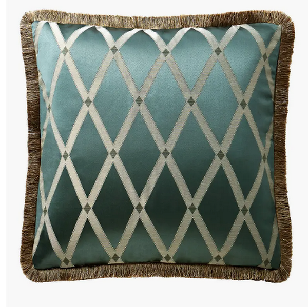 Waterford Anora European Sham - Brass/jade