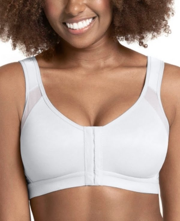 Leonisa Womens Posture Corrector Back Support Wireless Bra, Size 40DD