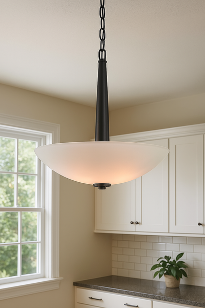 Trans Globe Lighting 70712 ROB Nouveau Pendant, Rubbed Oil Bronze