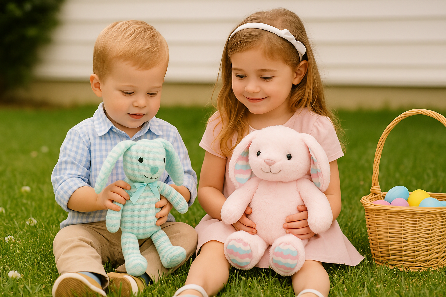 Fao Schwarz Toy Plush Bunny 4-Inch, Mint