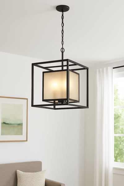 World Imports Hilden 12-Light Aged Bronze Hanging Pendant