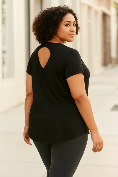 Ideology Women's Cutout-Back T-Shirt