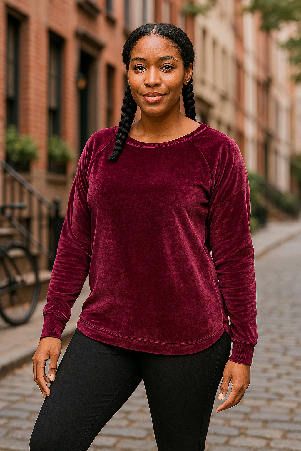 Ideology Women's Velour Pullover