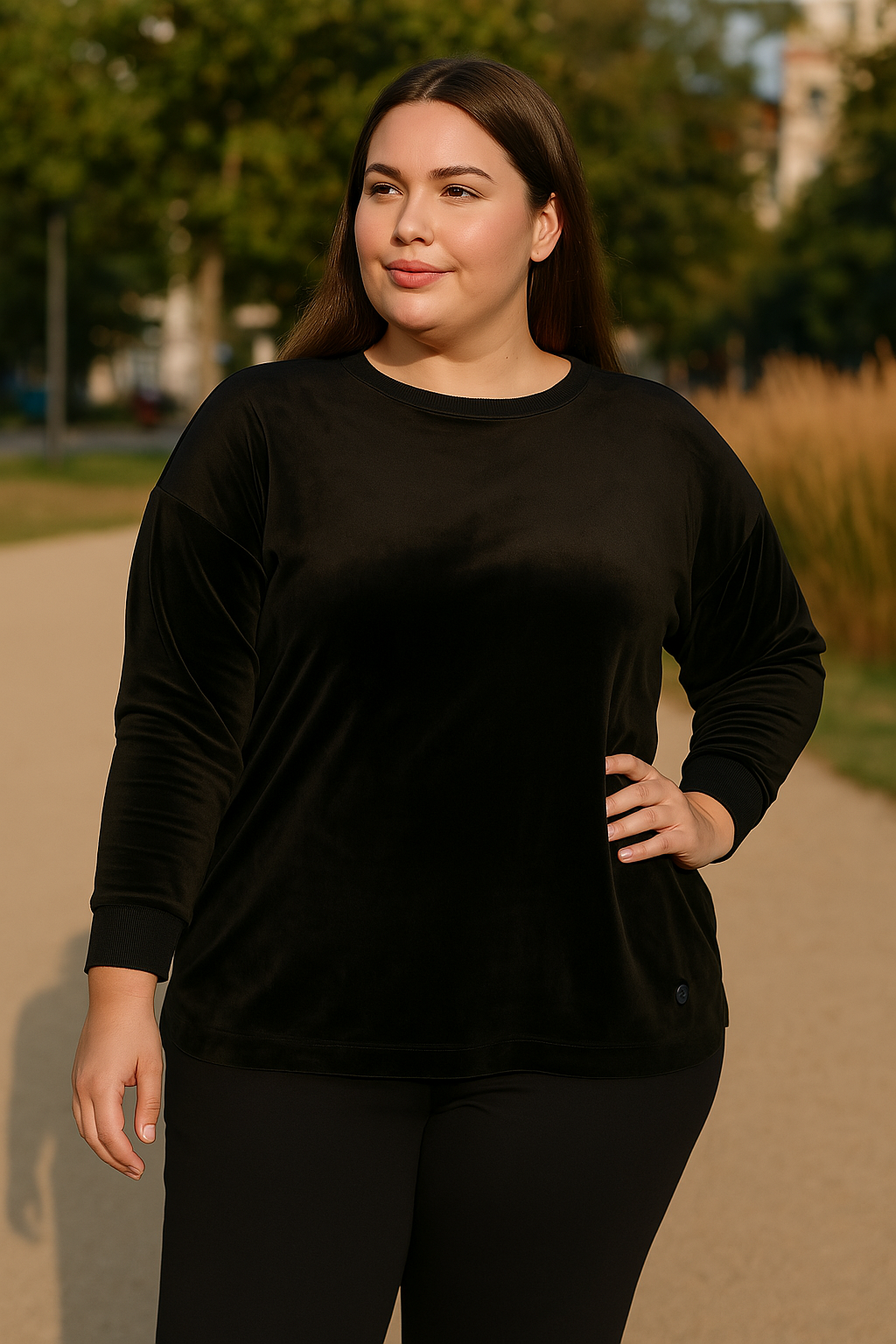 Ideology Women's Velour Pullover