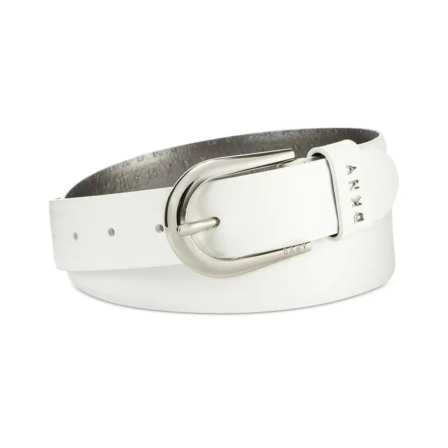 DKNY Belt With Metal Logo Letters