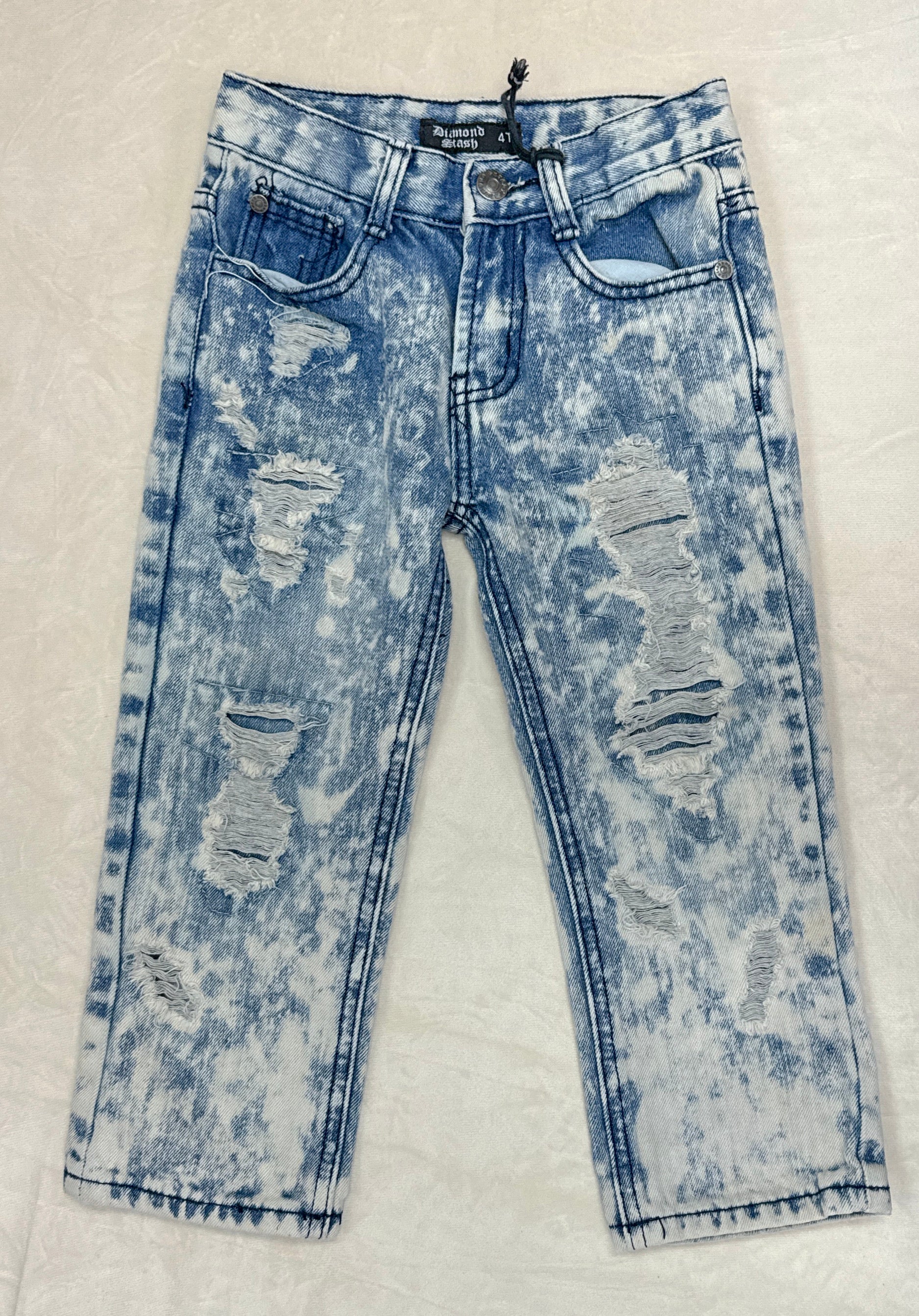 Diamond Stash Boys Jeans, Size 4T