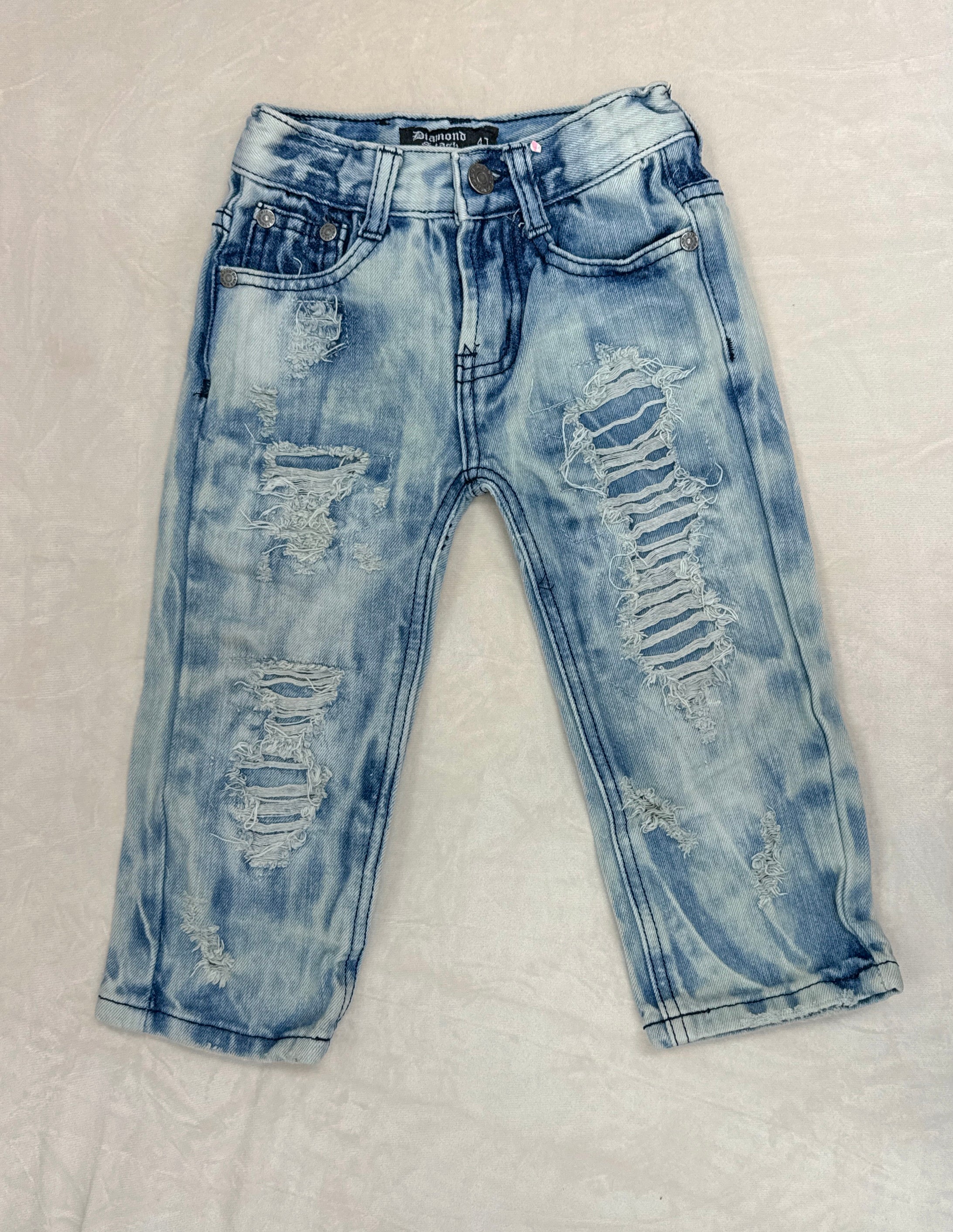 Diamond Stash Boys Jeans, Size 4T