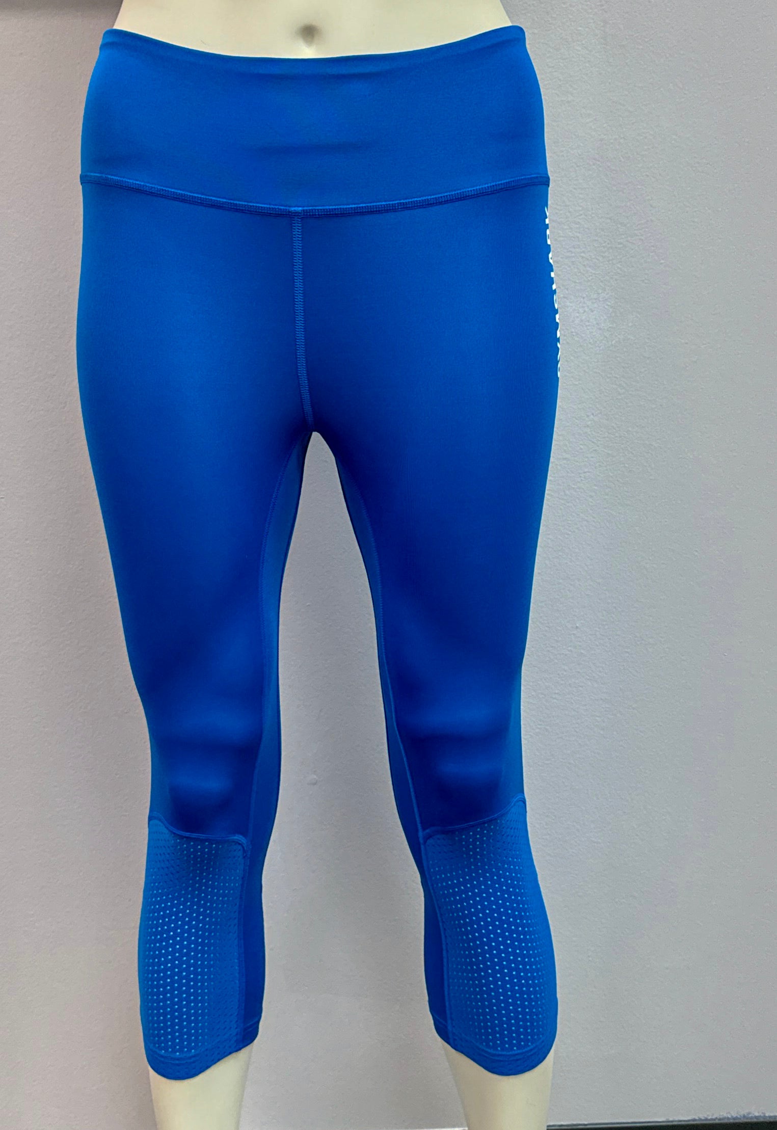 Gymshark Pulse Cropped Leggings - Blue Small