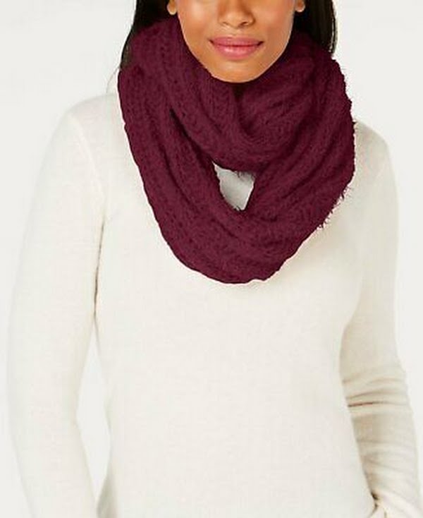 I.N.C. Textured Infinity Scarf