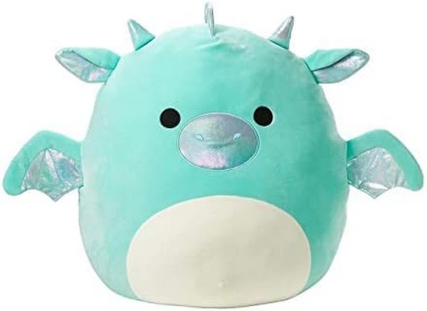 Squishmallow Dragon 8 inch Miles Teal Plush Stuffed Animal Super Soft