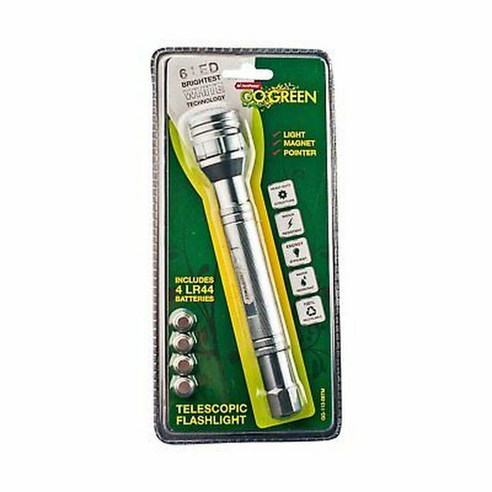 GoGreen Power GG-113-06TM 6 LED Telescopic Flaslhight w/ Magnet