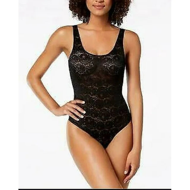 I.n.c. Sheer Lace Thong Back Bodysuit