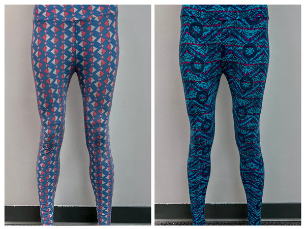 Luloroe  Leggings OS One Size Multicolor, Lot of 2